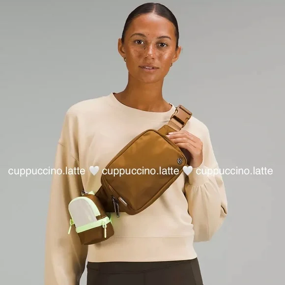 SOLD🍋Lululemon City Adventurer Backpack Nano White Opal/Burnt Caramel/Faded Zap - Picture 12 of 13